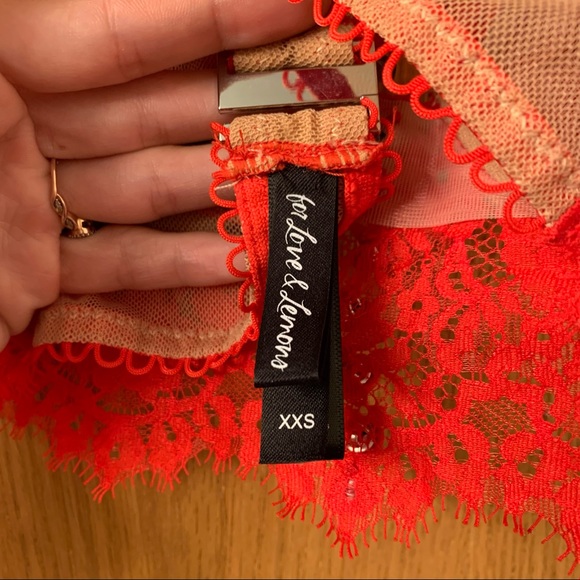 XXS For Love and Lemons Faye Bra and Thong - Picture 7 of 8